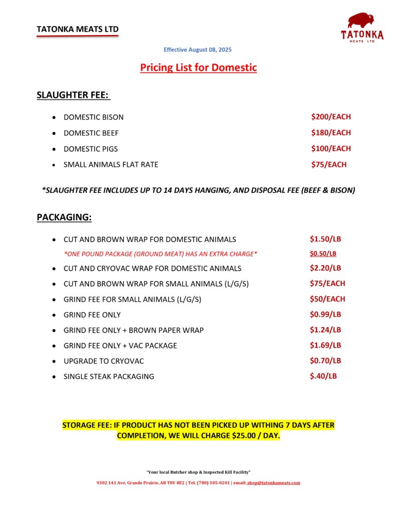 pricing list for domesctic 2 version 2 page 0001