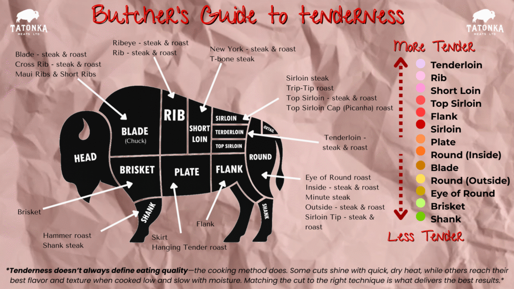 Bison Butcher's guide