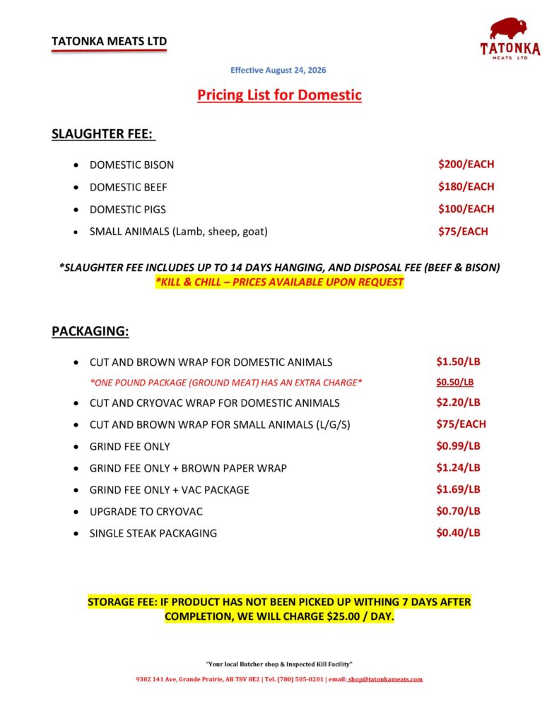pricing list for domesctic version 3.1